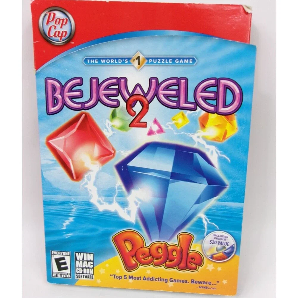 Pop Cap Games Bejeweled 2 Peggle and Zumas Revenge PC Games